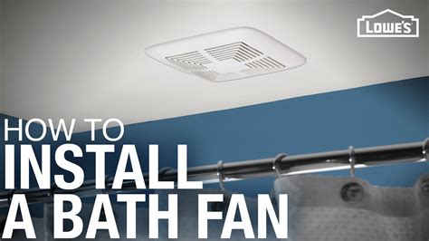 (there's no tub or shower, so. How to Replace and Install a Bathroom Exhaust Fan - YouTube