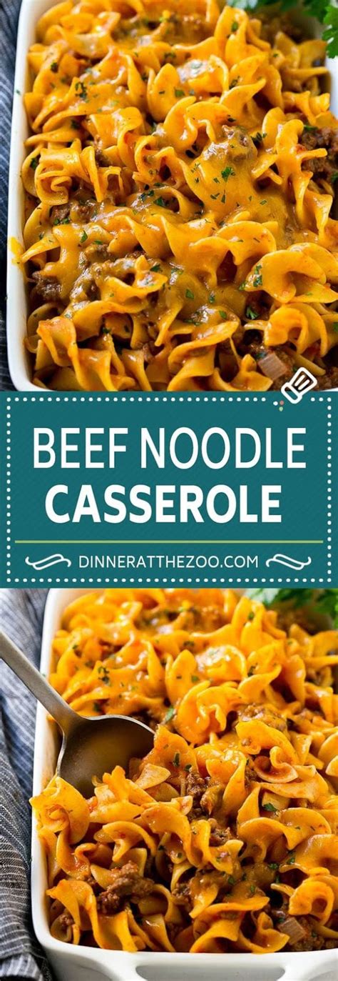 1 55+ easy dinner recipes for busy weeknights. Beef Noodle Casserole - Mom's Recipe Healthy