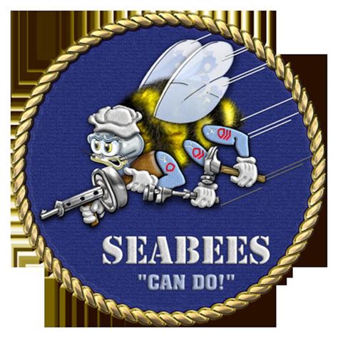 Seabees Us Navy Art Print Construction Veteran Gift Ww Etsy