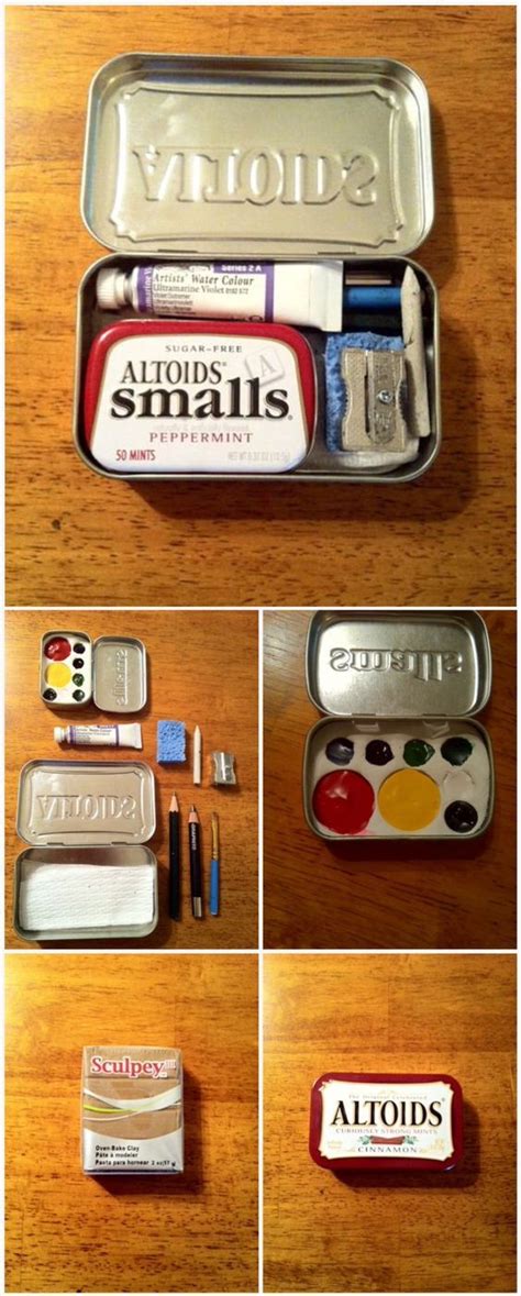 Pocket Sized Watercolor Altoids Tin Tin Art Watercolor Kit Travel