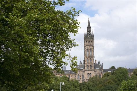 Glasgow Scotland 7th September 2013 Main Building And Tower Of The