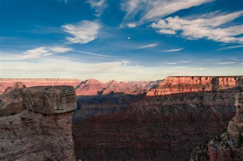 Grand Canyon South Rim Arizona Landscape Photography At Sunrise Stock