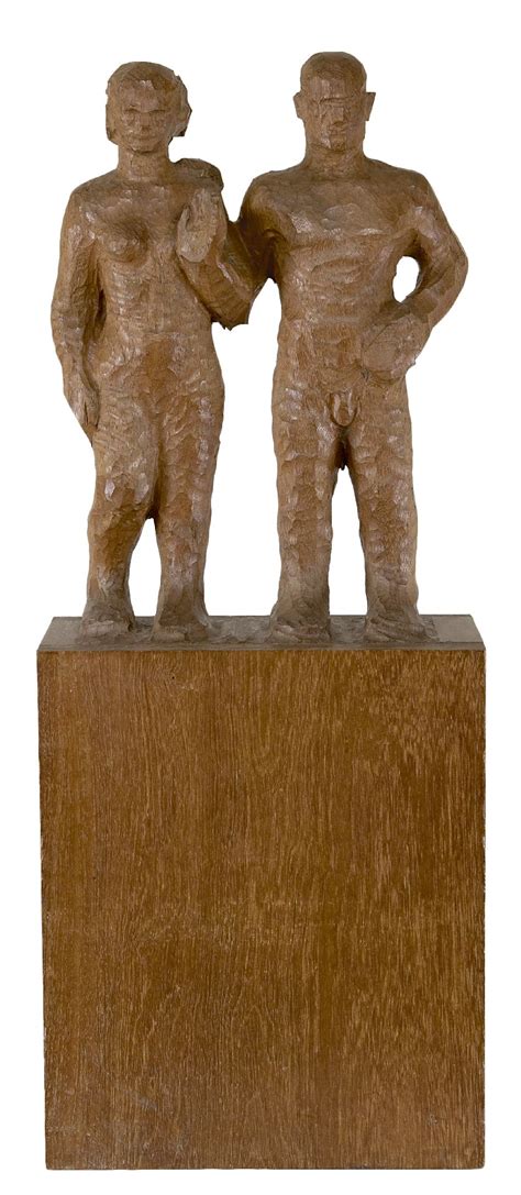Hildo Krop Sculptures And Objects For Sale Man And Woman