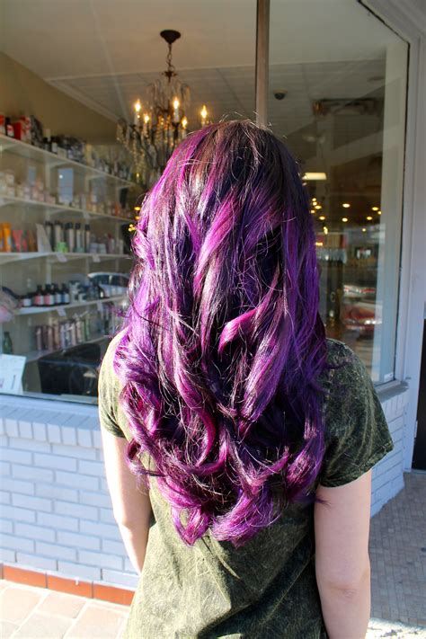 Why dye purple hair back to brown? ombre hair - Grace to Create