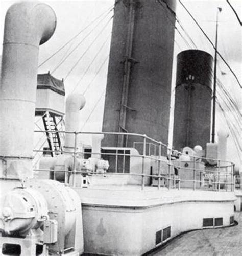 Everythingrmstitanic A View Of The Rms Titanics Funnels Rms