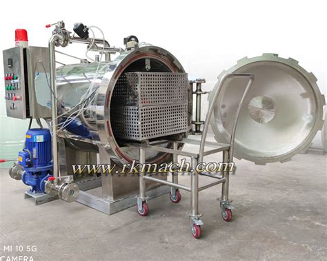 500liter Small Scale Autoclave Sterilizer For Wet Pet Food Pouch