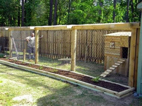 Stake the poles into the ground and connect the . you know what you oughta do....: the chicken run/coop ...