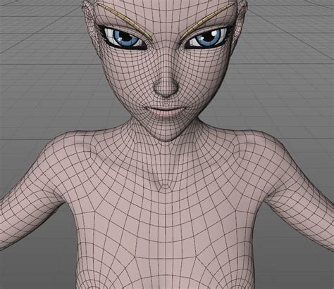 Android 18 Rigged Free Vr Ar Low Poly 3d Model Rigged Cgtrader