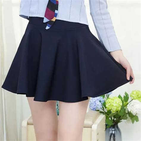 1pc sexy school girls skirts womens harajuku pleated party mini skirt ladies high waist ball