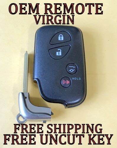 Oem Virgin Lexus Rx Gx Smart Key Proximity Remote Fob Transmitter
