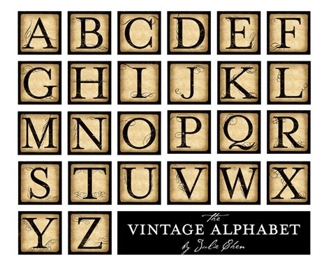 Life Verse Design New Product Introducing The Vintage Alphabet