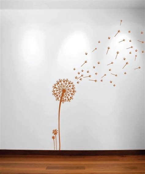 Dandelion And Seeds Blowing In The Wind Wall Nursery Decal Etsy
