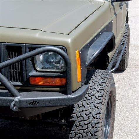 Diy Front Tube Fender Flares Jeep Cherokee Xj Offroad Jeep Jeep 4x4