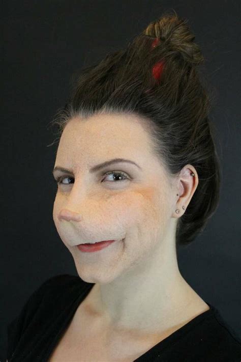 this is a nose prosthetic inspired by the movie the grinch this is a gel filled slicone