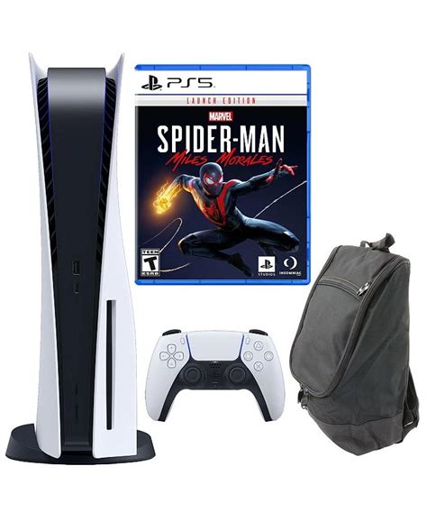 Fashionable Playstation 5 Console With Miles Morales Game And Carry Bag