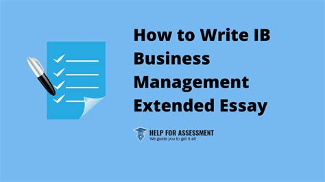 Ib Business Management Extended Essay The Complete Guide