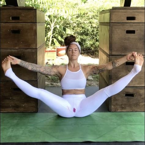 Woman Practices Yoga While Free Bleeding To Raise Awareness Watch