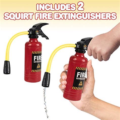 ArtCreativity Inch Fire Extinguisher Squirt Toy Set Of Water Gun With Realistic Design