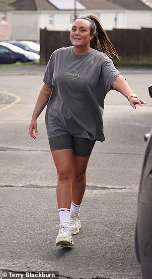 Charlotte Crosby Flaunts Her Toned Legs In Cycling Shorts As She Enjoys A Fun Trip To The Shops
