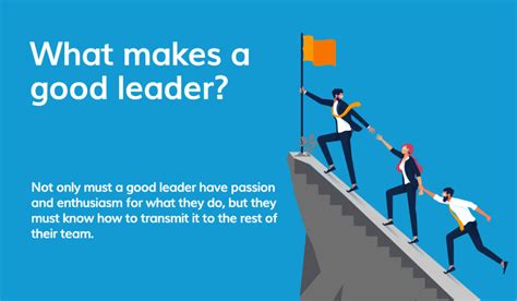 What Makes A Good Leader Keepmeposted