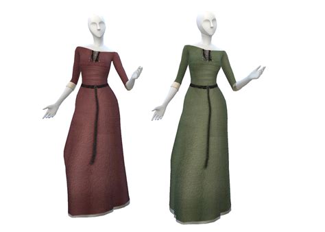 Ts4 Everyday Medieval Dress History Lovers Sims Blog