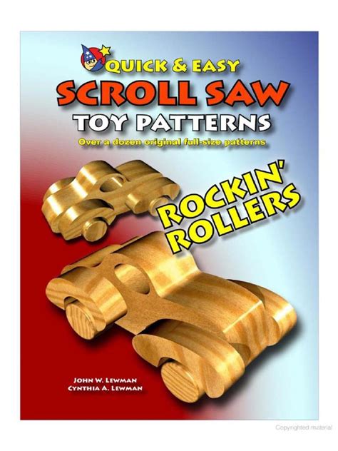 Quick And Easy Scroll Saw Toy Patterns John W And Cynthia A Lewman
