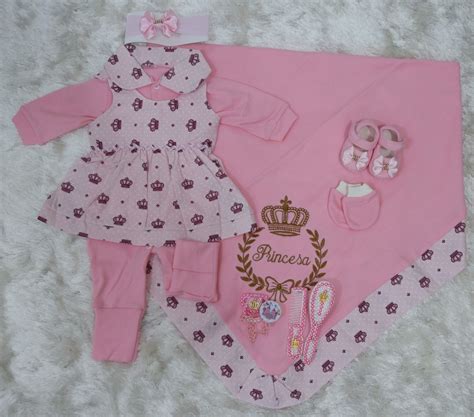 Kit Bebe Reborn Luxo Roupa Bebe Roupa De Boneca Rosa Claro Frete Grátis