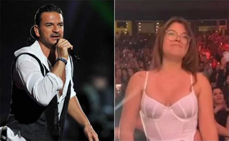 Mujer que se desnudó en concierto de Ricardo Arjona anuncia su OnlyFans