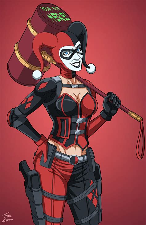 Harley Quinn E 27 Enhanced Commission By Phil Cho On Deviantart