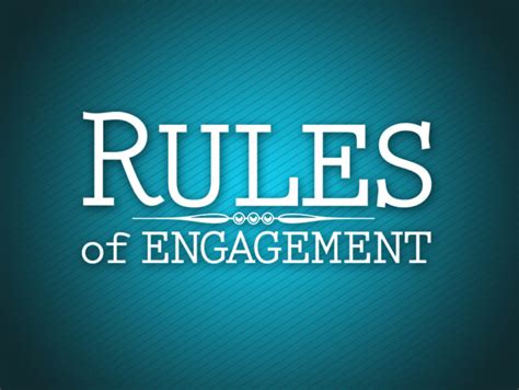 Rules Of Engagement Joseph P Natoli