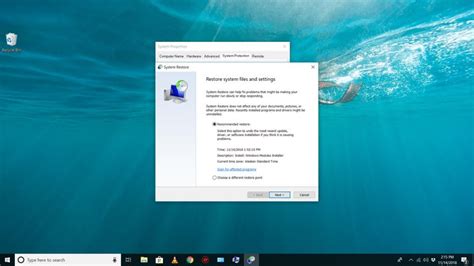 How To Use System Restore Windows 10 8 7 Vista Xp