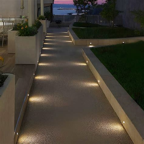Led Deck Stair Lights Outdoor Step Lights Recessed Garden Lights In