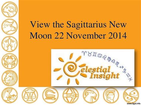 See The Sagittarius New Moon 22 November 2014 By Astrologer In