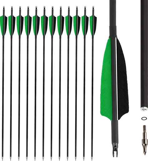 Buy The7box 12pcs 31 Inch Feather Carbon Fiber Arrow Hunting Arrows