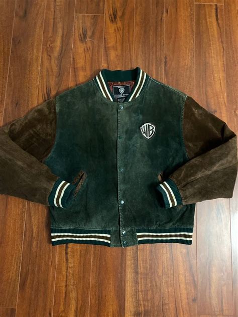 Vintage 80s Warner Bros Varsity Jacket Grailed