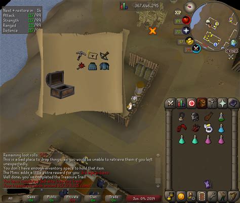 3rd Age Pickaxe From Mimic R2007scape
