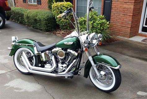 2013 Harley Davidson® Flstn Softail® Deluxe Green Hard Candy Custom