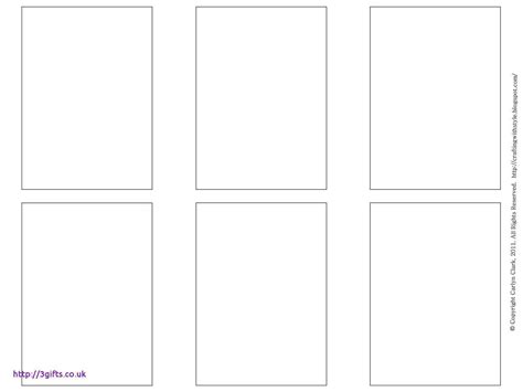 Simple Card Template For Word Cards Design Templates