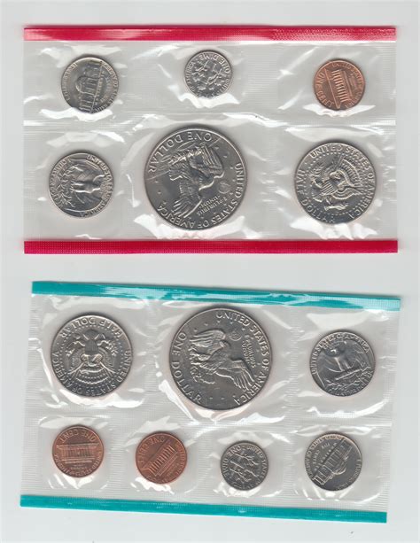 Value Of Usa 13 Coins Uncirculated Mint Set Us Mint 1974