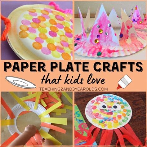Paper Plate Crafts Kids Love Paper Plate Crafts Crafts For Kids