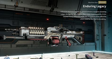 How to Get the Enduring Legacy Machine Gun Ultimate Weapon in The First