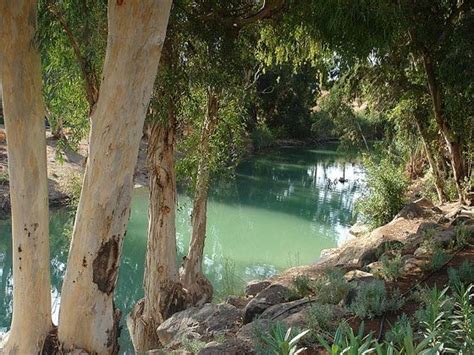 River Jordan Where John The Baptist Baptised His Followers Palestine