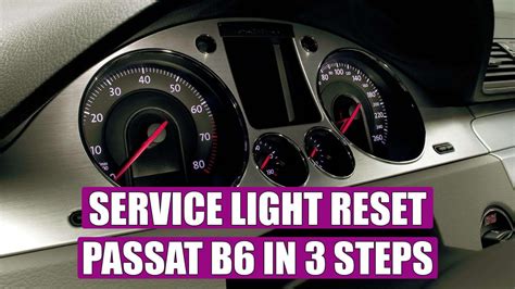 Service Light Reset Vw Passat B6 2006 2010 In 3 Steps