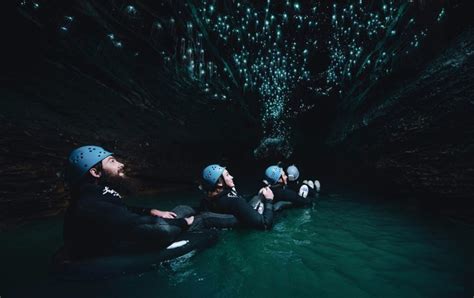 Waipu caves are beautiful caves located in new zealand's north island. New Zealand: Black Water Rafting Through Waitomo's Glow ...