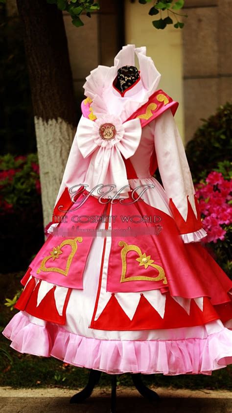 2017 April New Anime Gemini Princess Fine Rein Cosplay Costume Pink And