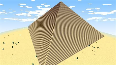 Пирамида в майнкрафт 96 фото