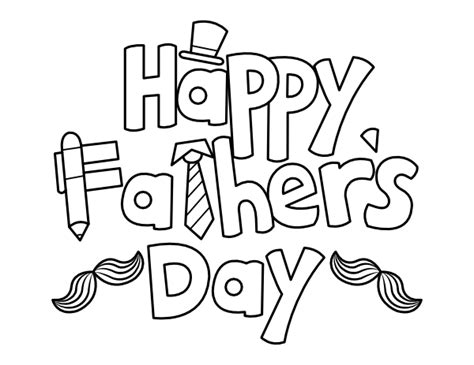 Happy Father S Day Coloring Page Printable Happy Fathers Day Coloring