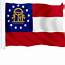 G128 Georgia State Flag 150D Quality Polyester 3x5 Ft Printed Brass 
