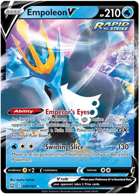 Empoleon V 040163 Ultra Rare Pokemon Pokemon Singles Swsh05