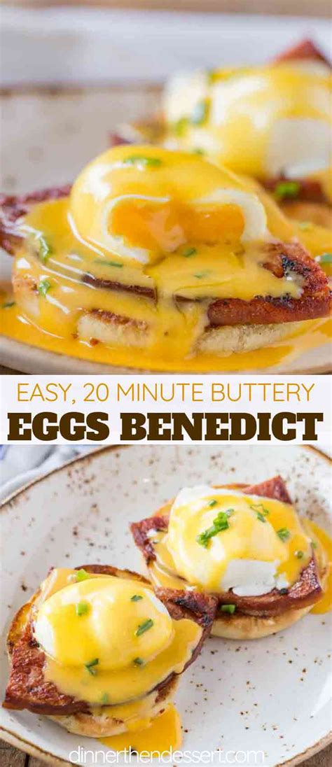 Mix sugar, flour, milk and eggs. Eggs Benedict - Dinner, then Dessert